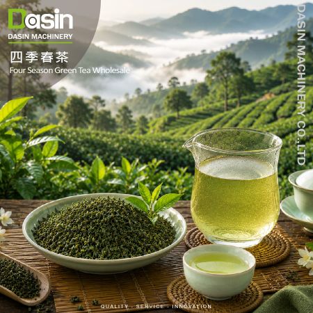 Té Verde Cuatro Estaciones al por mayor - Venta al por mayor de té Oolong, proveedor de té Oolong, proveedor de té Boba, proveedor de té de burbujas, proveedor de té de burbujas de Taiwán, proveedor de materia prima para té con leche, venta al por mayor de té, proveedor de té